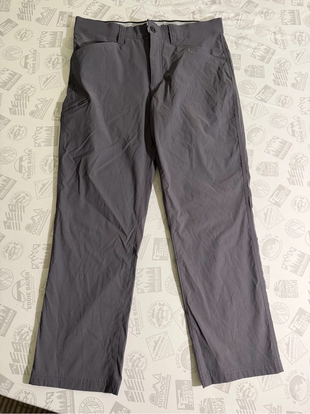Orvis Pants Men's 34X29 Trek Tech Performance Hiking Gray